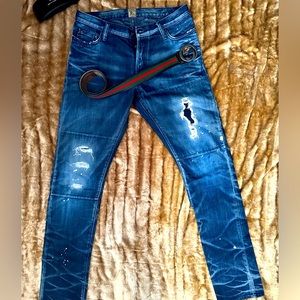 Mens PRPS NWOT Patch Accent Jean Sz 31